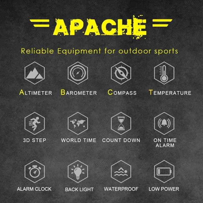 APACHE3 Simple Watch For Men: Elevate Your Active Lifestyle with Precision and Style - Touchy Style