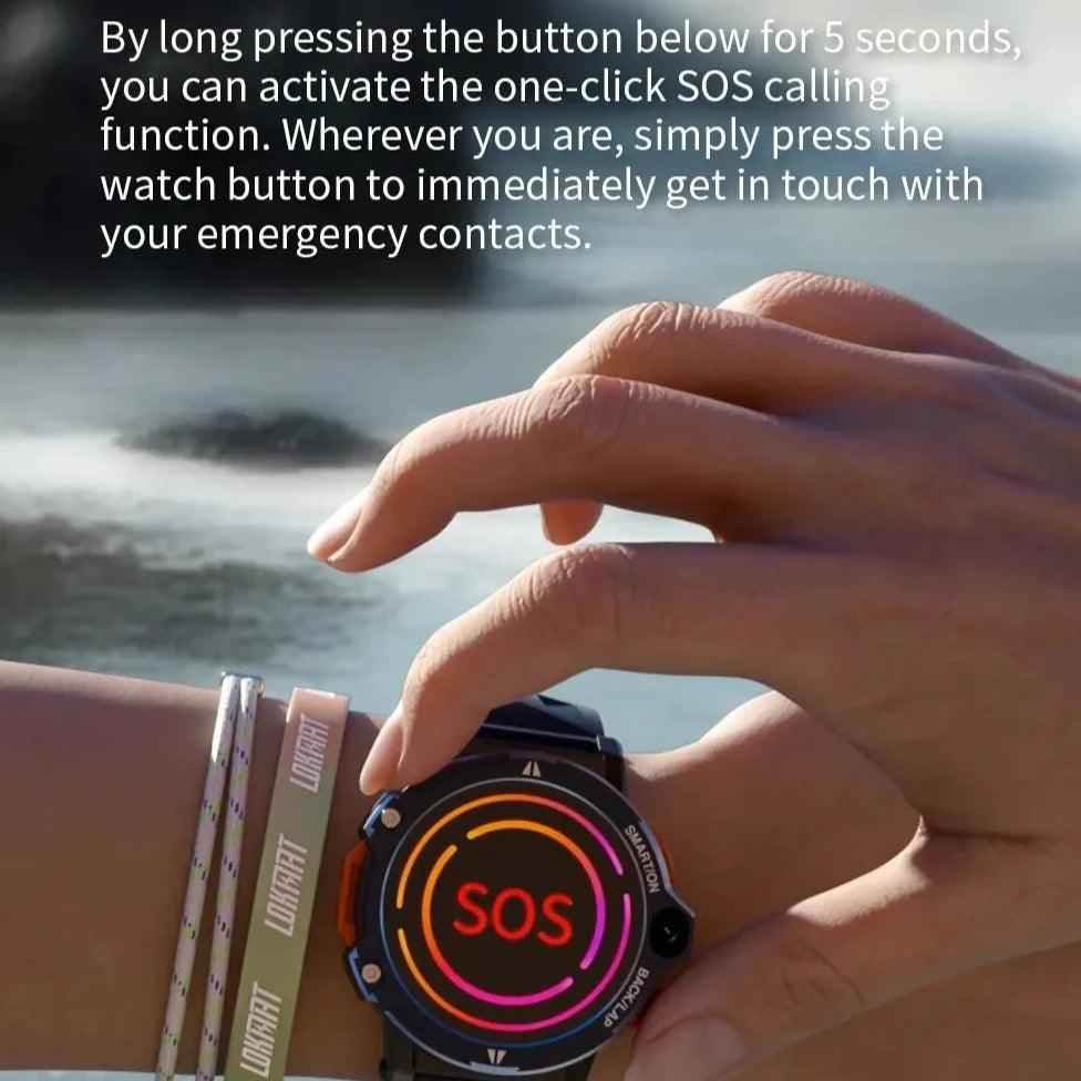 APPLLP 6 PRO: Smartwatch with GPS, 4G, and Fitness Tracking - Touchy Style