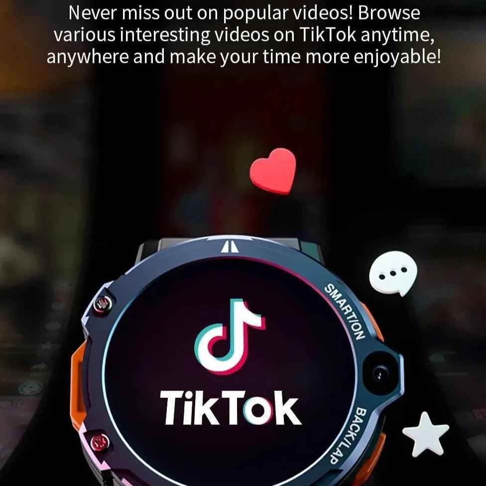 APPLLP 6 PRO: Smartwatch with GPS, 4G, and Fitness Tracking - Touchy Style