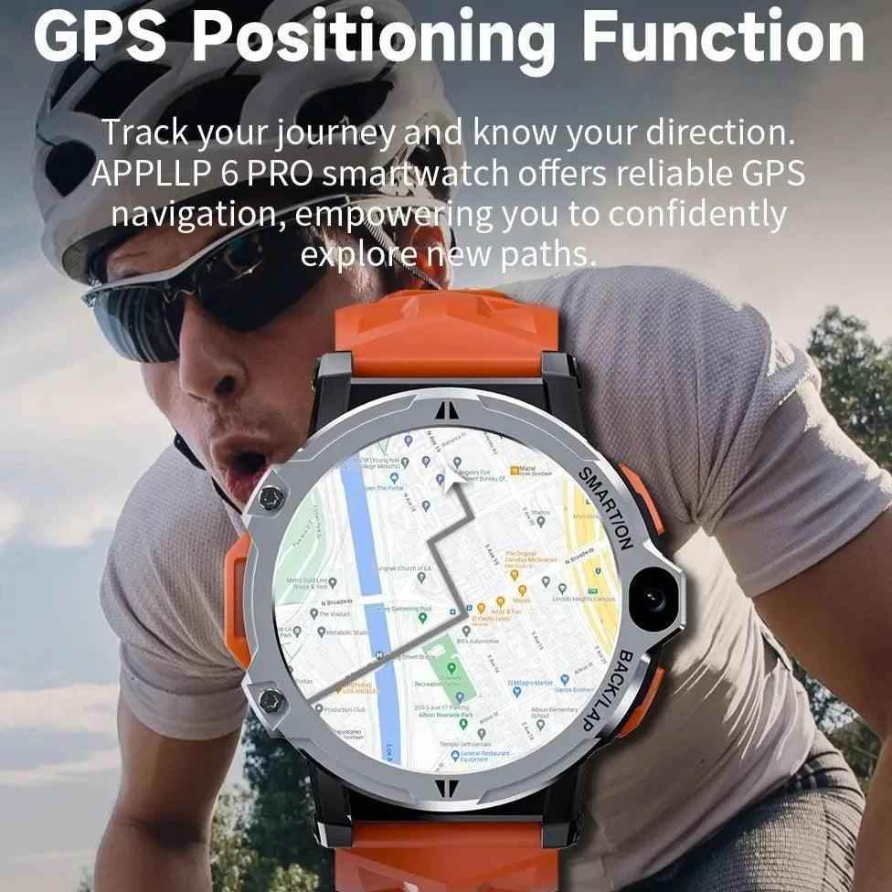 APPLLP 6 PRO: Smartwatch with GPS, 4G, and Fitness Tracking - Touchy Style .