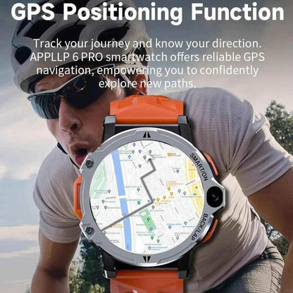 APPLLP 6 PRO: Smartwatch with GPS, 4G, and Fitness Tracking - Touchy Style