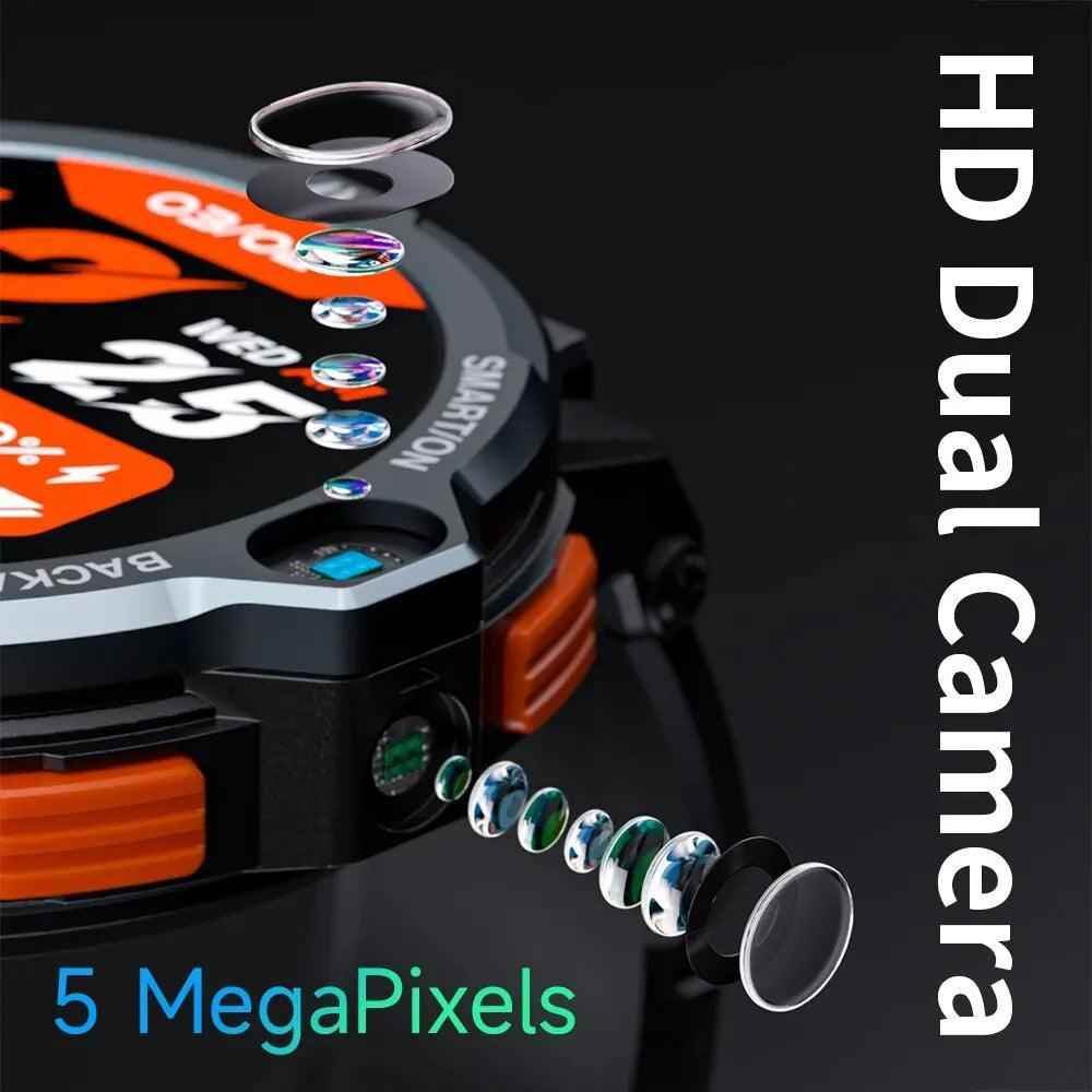 APPLLP 6 PRO: Smartwatch with GPS, 4G, and Fitness Tracking - Touchy Style