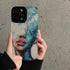 Art Portrait Cute Phone Case for iPhone 15, 14, 13, 11, 12 Pro Max, Mini, 7, 8 Plus, XS Max, XR - Touchy Style .