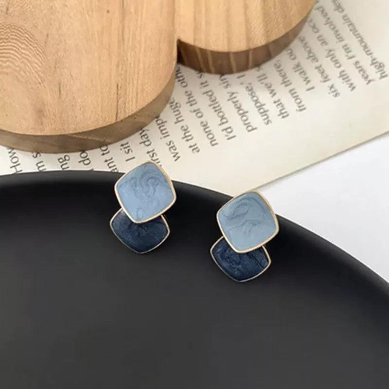 Autumn Winter New Korea Style Metal Clip on Earrings Non Pierced For Girl Women Party Gift 2021 Trend Jewelry - Touchy Style .