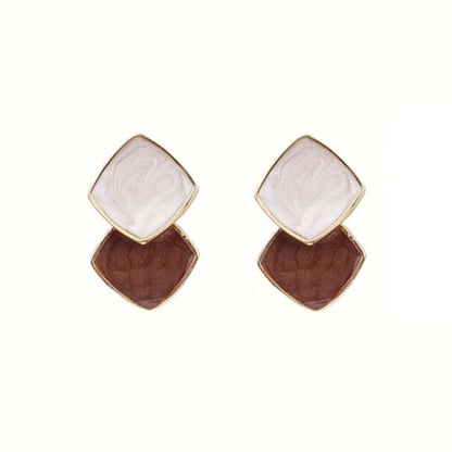 Autumn Winter New Korea Style Metal Clip on Earrings Non Pierced For Girl Women Party Gift 2021 Trend Jewelry - Touchy Style .