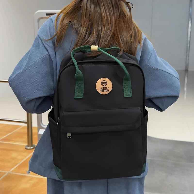 B2980 Cool Backpack - Fashion Double Handle Student School Bag - Touchy Style