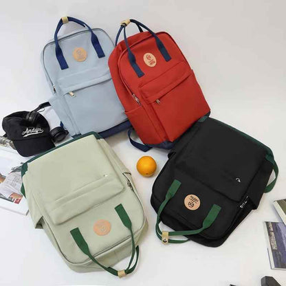 B2980 Cool Backpack - Fashion Double Handle Student School Bag - Touchy Style