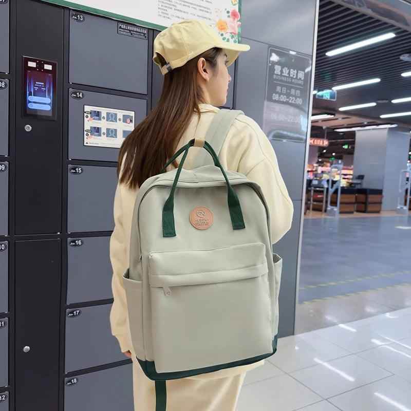 B2980 Cool Backpack - Fashion Double Handle Student School Bag - Touchy Style