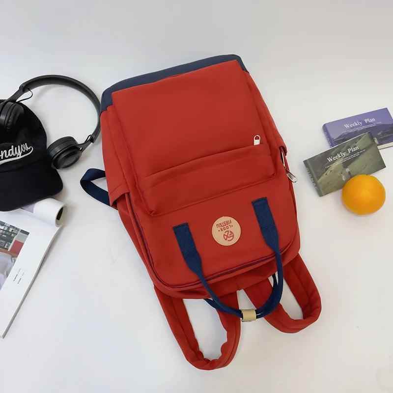 B2980 Cool Backpack - Fashion Double Handle Student School Bag - Touchy Style