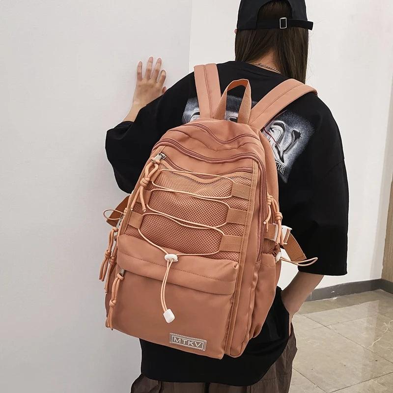 B3056 Cool Backpack - Fashion Large Capacity Nylon Travel Bag - Touchy Style