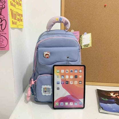 B3107 Cool Backpack - Schoolbag For Teenage Girl - Large Capacity Laptop Bag - Touchy Style