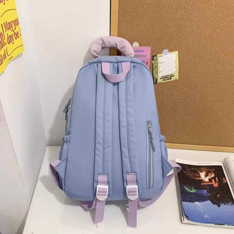 B3107 Cool Backpack - Schoolbag For Teenage Girl - Large Capacity Laptop Bag - Touchy Style