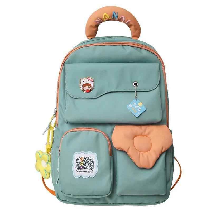 B3107 Cool Backpack - Schoolbag For Teenage Girl - Large Capacity Laptop Bag - Touchy Style