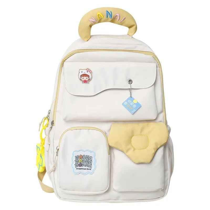 B3107 Cool Backpack - Schoolbag For Teenage Girl - Large Capacity Laptop Bag - Touchy Style