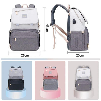 Bag Mummy Cool Backpack GMCB1237 Baby Stroller Waterproof Oxford Bag - Touchy Style