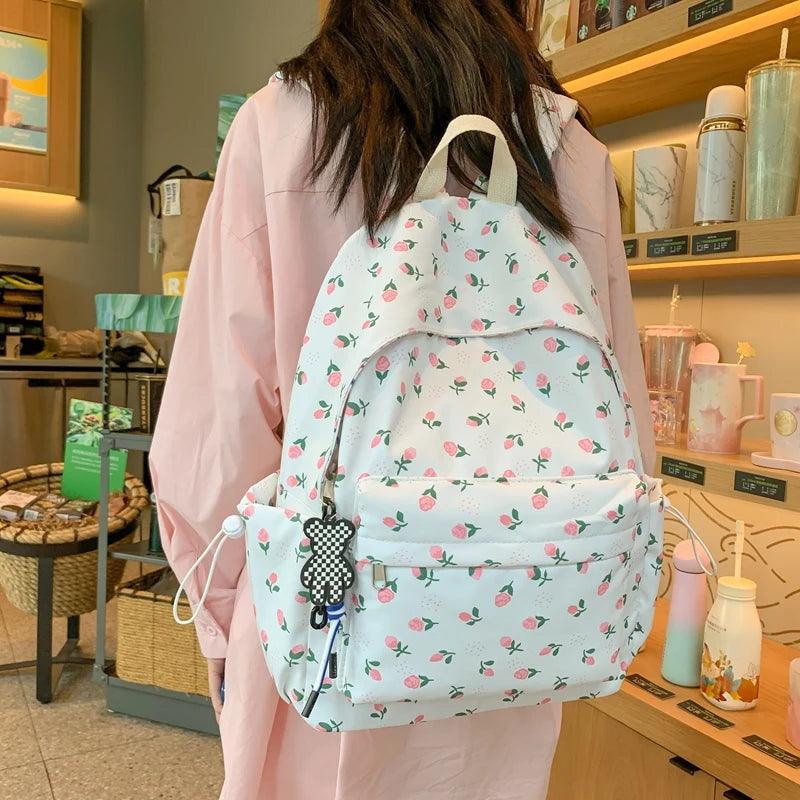 BCB231 Cool Backpack - Fashion Floral Laptop Bag - Touchy Style