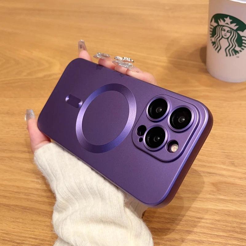 BCPC1013 Cute Phone Cases for iPhone 15, 14, 13, 12, 11 Pro Max Plus - MagSafe Magnetic Wireless Charging - Touchy Style