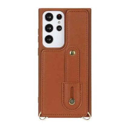 BCPC319 Leather Cute Phone Case for Galaxy S22 Ultra, S22 Plus, A54, 14, 34, 04, 13, 53, 52S, and M13 04S - Crossbody Card Slot - Touchy Style