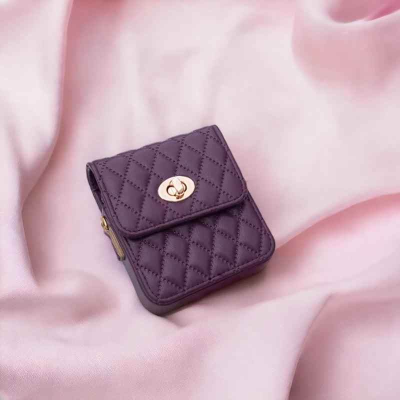 BCPC329 Cute Phone Case for Galaxy Z Flip 5, Z Flip 4, Z Flip 3, and OPPO Flip 5G - Fashion Mini Crossbody Bag - Touchy Style