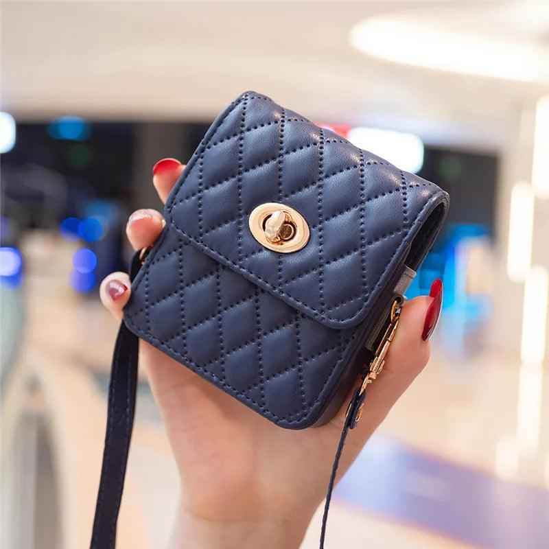 BCPC329 Cute Phone Case for Galaxy Z Flip 5, Z Flip 4, Z Flip 3, and OPPO Flip 5G - Fashion Mini Crossbody Bag - Touchy Style