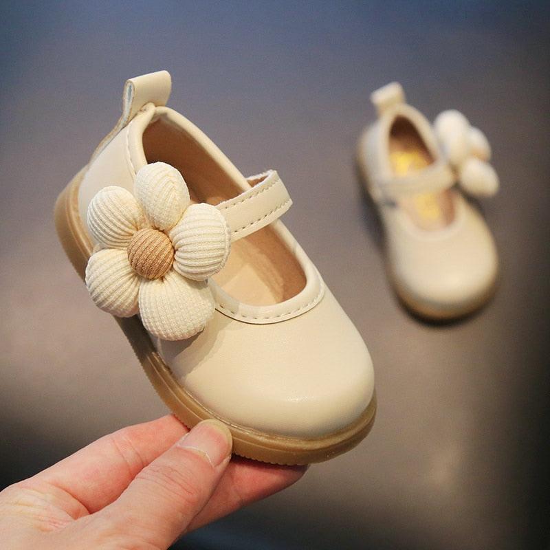 Beautiful Flower Toddler Leather Casual Shoes for Baby Girls (TH338) - Touchy Style .