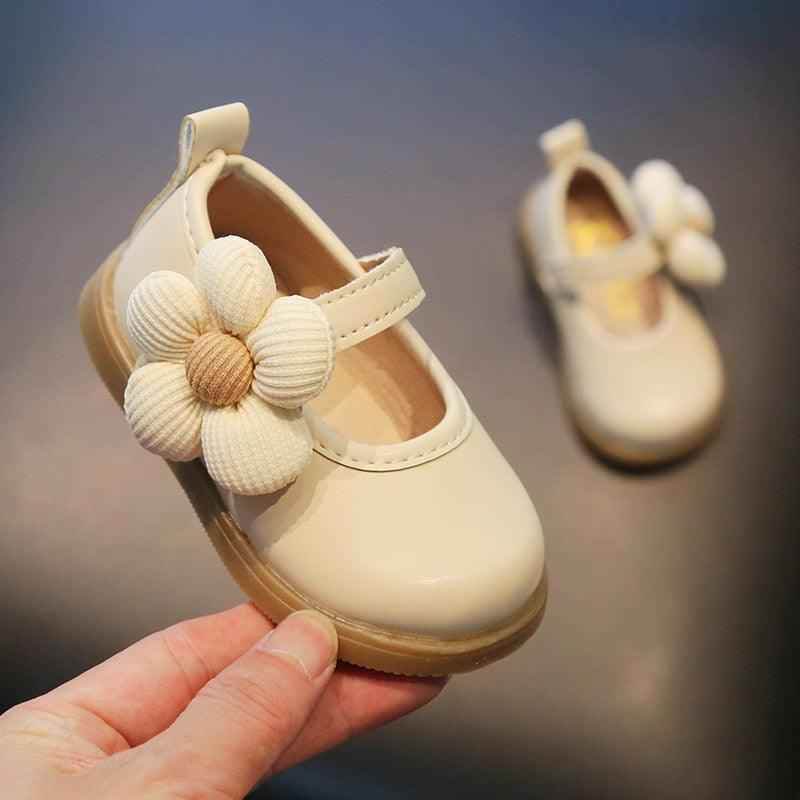 Beautiful Flower Toddler Leather Casual Shoes for Baby Girls (TH338) - Touchy Style