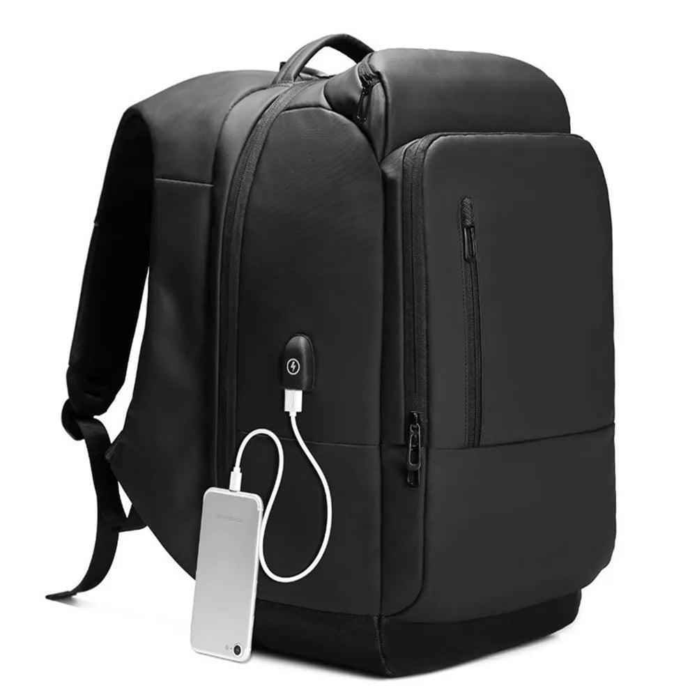 Black Laptop Cool Backpack For Men MCBO43 Waterproof Functional Backpacks - Touchy Style