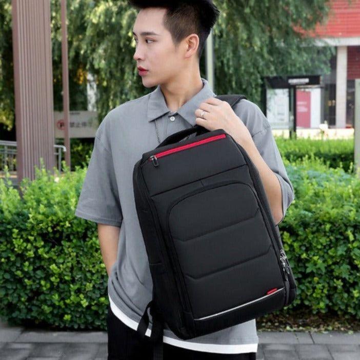 Black Large Capacity Cool Backpacks CB0232 Waterproof Oxfords - Touchy Style