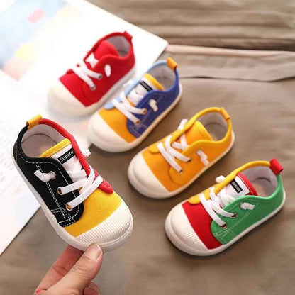 Boys Girls Unisex Children Toddler Casual Shoes AS0146 Canvas Sneakers - Touchy Style
