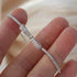 Bracelet Charm Jewelry 925 Sterling Silver Adjustable Chain Crystal Bowknot Bangle - Touchy Style