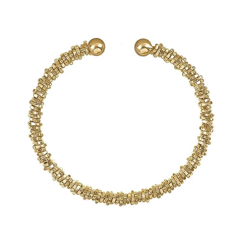 Bracelets Charm Jewelry XYS1225 Classic Simple Copper Alloy Golden Accessories - Touchy Style .