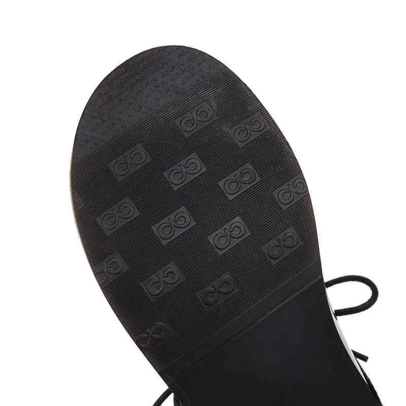 Brogues PU Leather Oxford Loafer Flats Women&