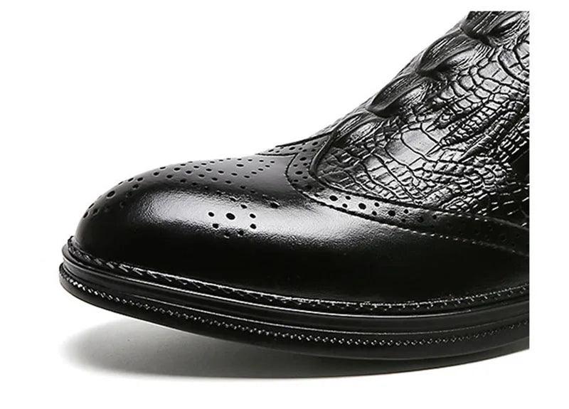 Business Formal Leather Oxford - Men&