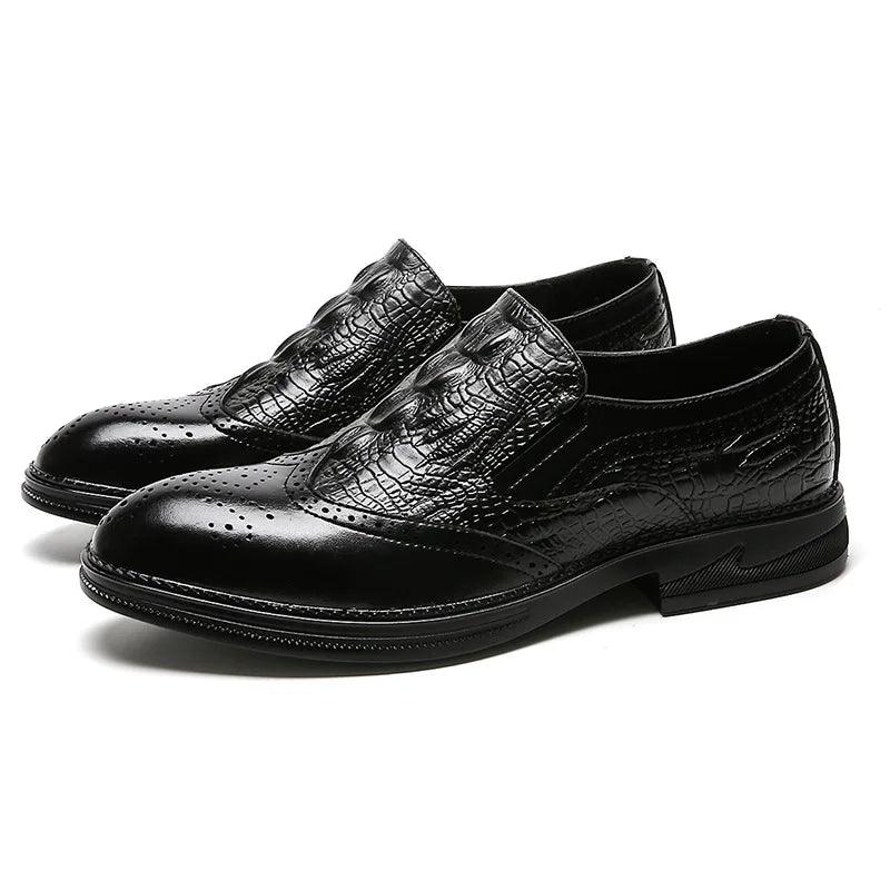 Business Formal Leather Oxford - Men&