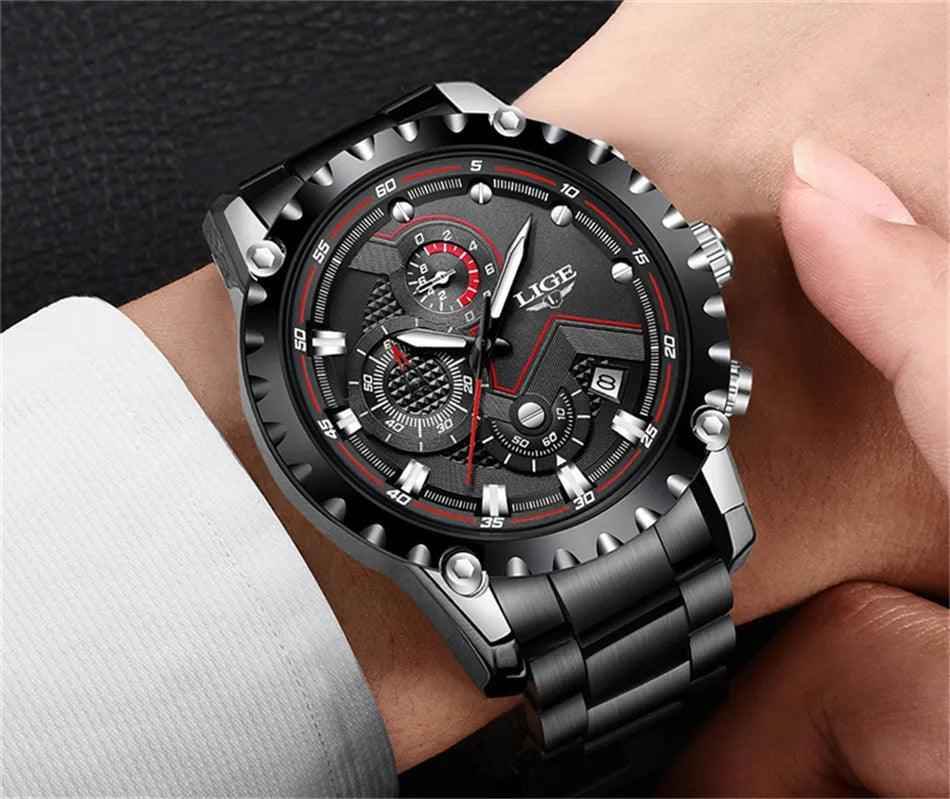 Business Simple Watch SCWTY41 Luxury Blue Stainless Steel Quartz - Touchy Style