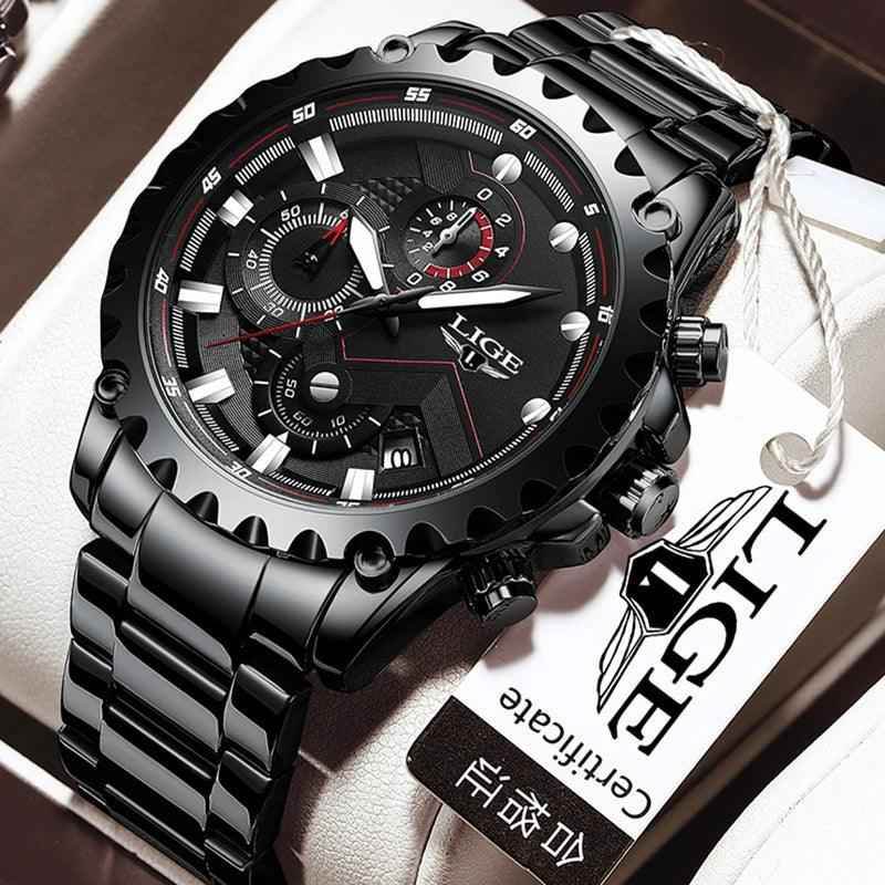 Business Simple Watch SCWTY41 Luxury Blue Stainless Steel Quartz - Touchy Style