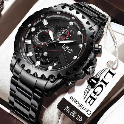 Business Simple Watch SCWTY41 Luxury Blue Stainless Steel Quartz - Touchy Style