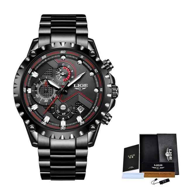 Business Simple Watch SCWTY41 Luxury Blue Stainless Steel Quartz - Touchy Style