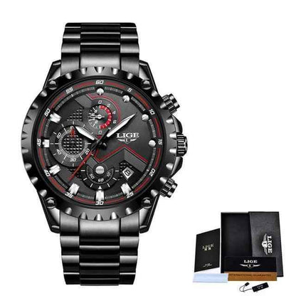 Business Simple Watch SCWTY41 Luxury Blue Stainless Steel Quartz - Touchy Style