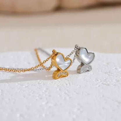 Butterfly Pendant Necklace Charm Jewelry - Stainless Steel - TSJ34 - Touchy Style
