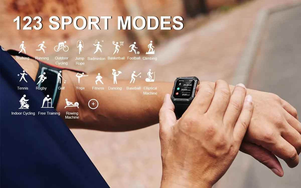 C20Pro Smartwatch: Powerful and Versatile for Men - Touchy Style