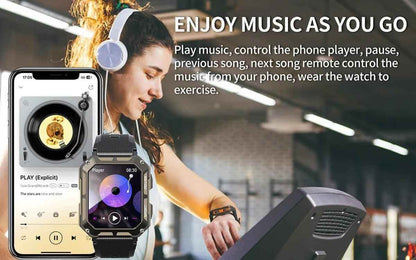 C20Pro Smartwatch: Powerful and Versatile for Men - Touchy Style