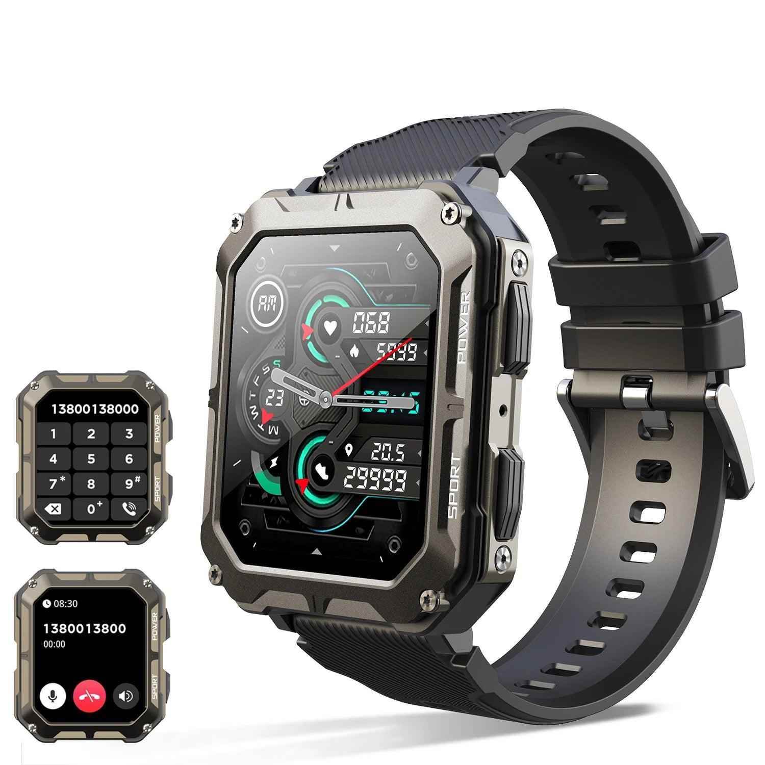 C20Pro Smartwatch: Powerful and Versatile for Men - Touchy Style