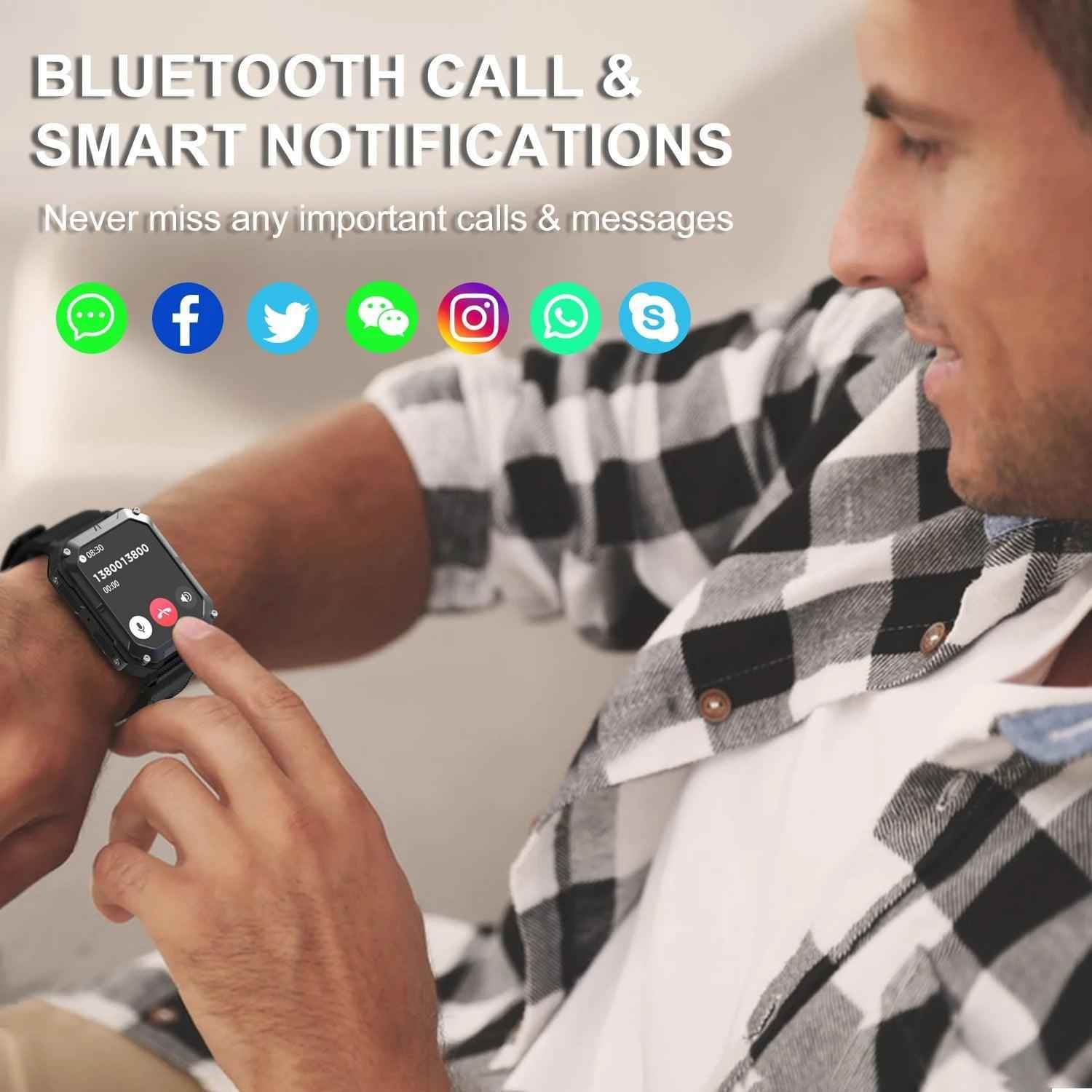 C20Pro Smartwatch: Powerful and Versatile for Men - Touchy Style