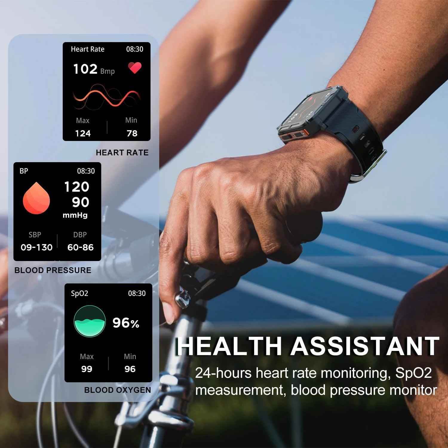 C20Pro Smartwatch: Powerful and Versatile for Men - Touchy Style