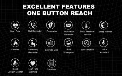 C20Pro Smartwatch: Powerful and Versatile for Men - Touchy Style