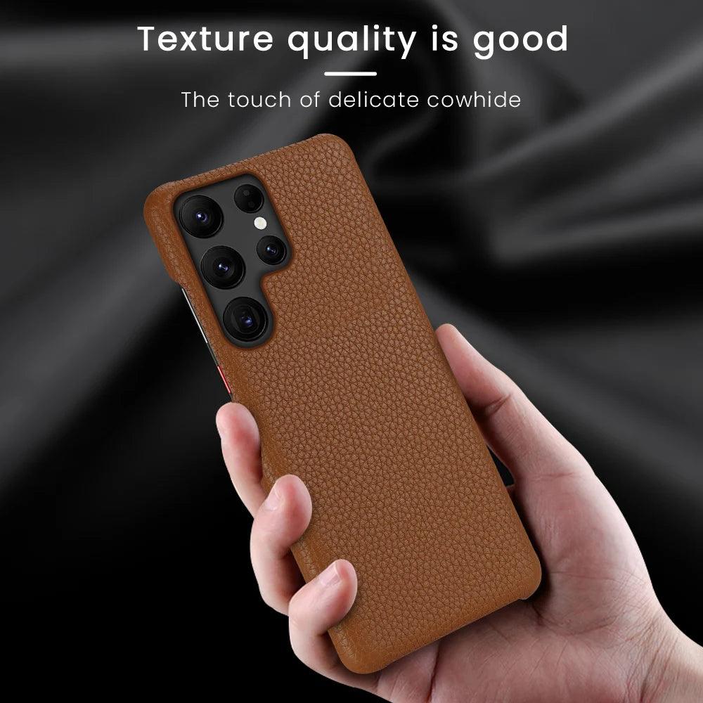 Candy Leather Cute Phone Case for Galaxy s22 s23 s24 ultra s22 Plus s20 s21 - Touchy Style .