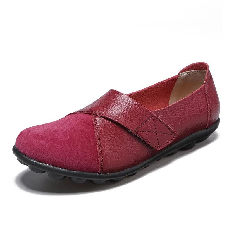 Candy Leather Flats Loafers Women&