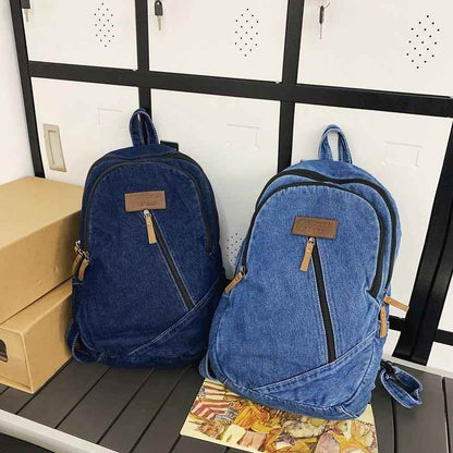 Canvas Travel Book Bag - Laptop Cool Backpack QB353 - Touchy Style
