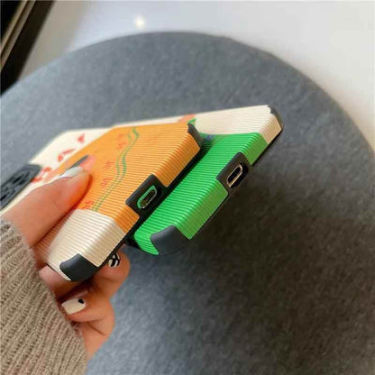 Cartoon Couple Cute Funny Phone Case for iPhone 1, 11, 12, 13, 14 Pro Max, Mini, XR, XS, 6, 7, 8 Plus, SE 2, 3 - Cover - Touchy Style